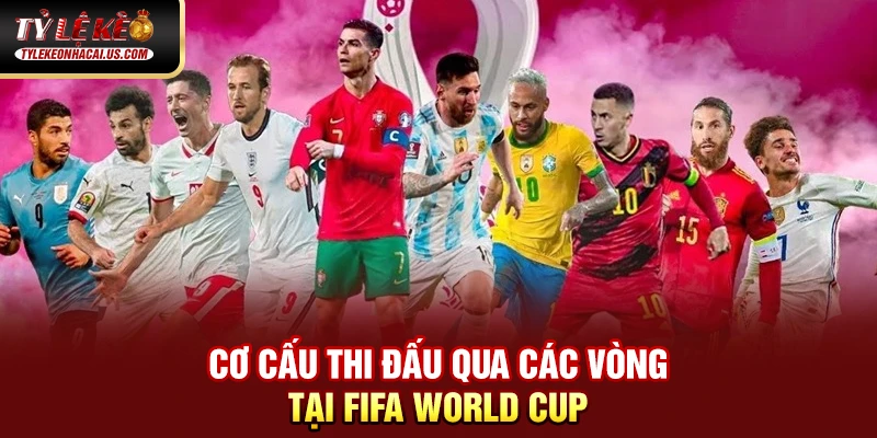 FIFA World Cup - Những Cuộc Đọ Sức Đỉnh Cao Giữa Các Ông Lớn Cơ cấu thi đấu qua các vòng tại FIFA World Cup